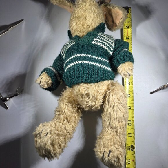 Ty Collectible Spencer Plush dog Style 6046 With Green Sweater christmas - Picture 8 of 8